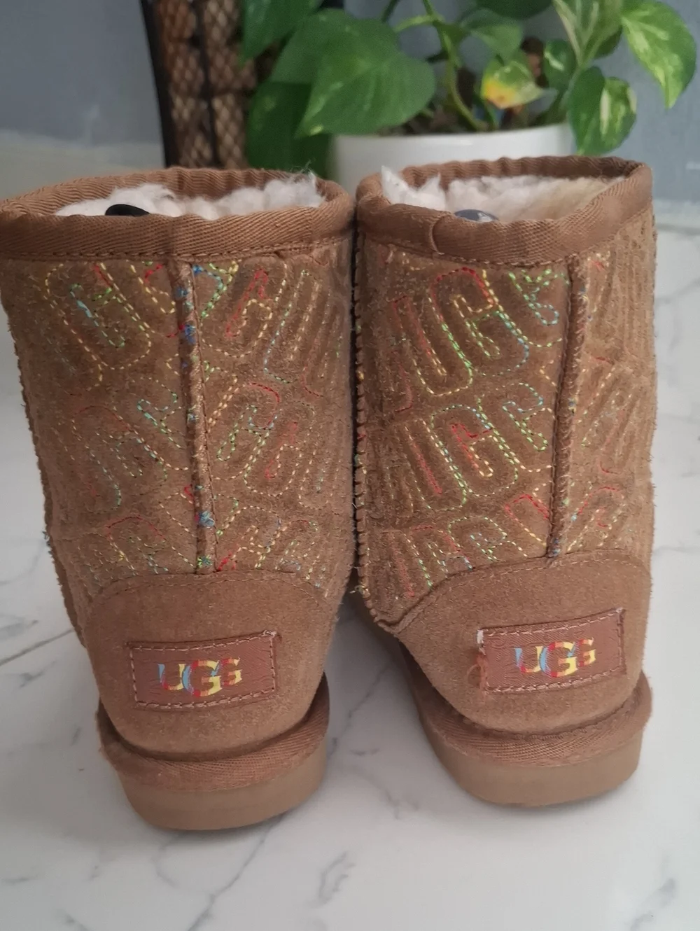 Ugg Kids Tan Cozy Winter Boots - Soft Lined